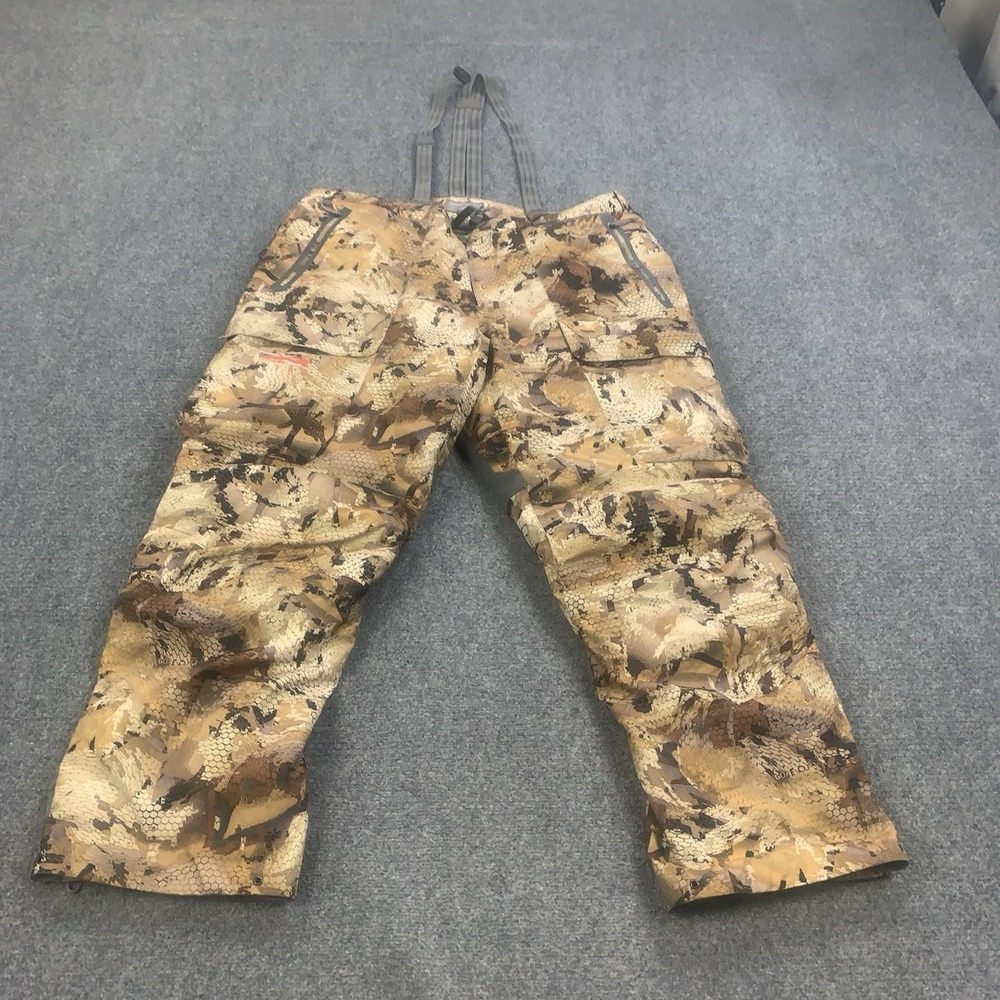 Sitka Boreal Aerolite Pants Mens 2XL Optifade Waterfowl Marsh Camo Bib Hunting